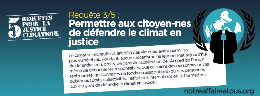 Permettre aux citoyen-nes de défendre le climat en justice