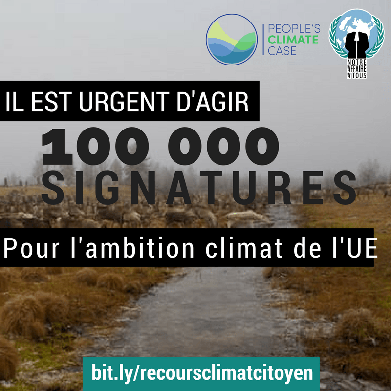 Il est urgent d&rsquo;agir : découvrez nos visuels pour la pétition du Recours Climat Citoyen !