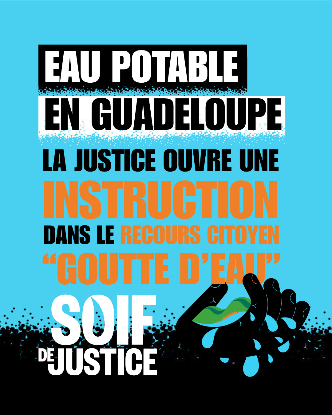 Eau potable en Guadeloupe : une instruction enfin ouverte à Paris